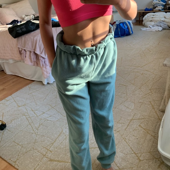 Teal sweatpants/pj pants - Picture 3 of 3